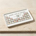 Witty Periodic Table Of Cocktails Porcelain Platter