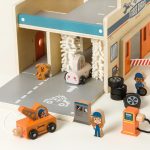 Wooden All-in-one Garage & Car Wash Play Set 1