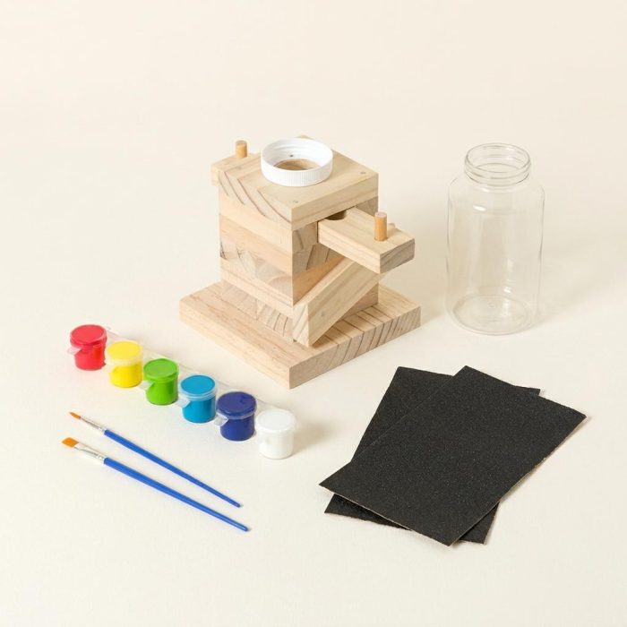Wooden Build Your Own Candy Dispenser Kit 1