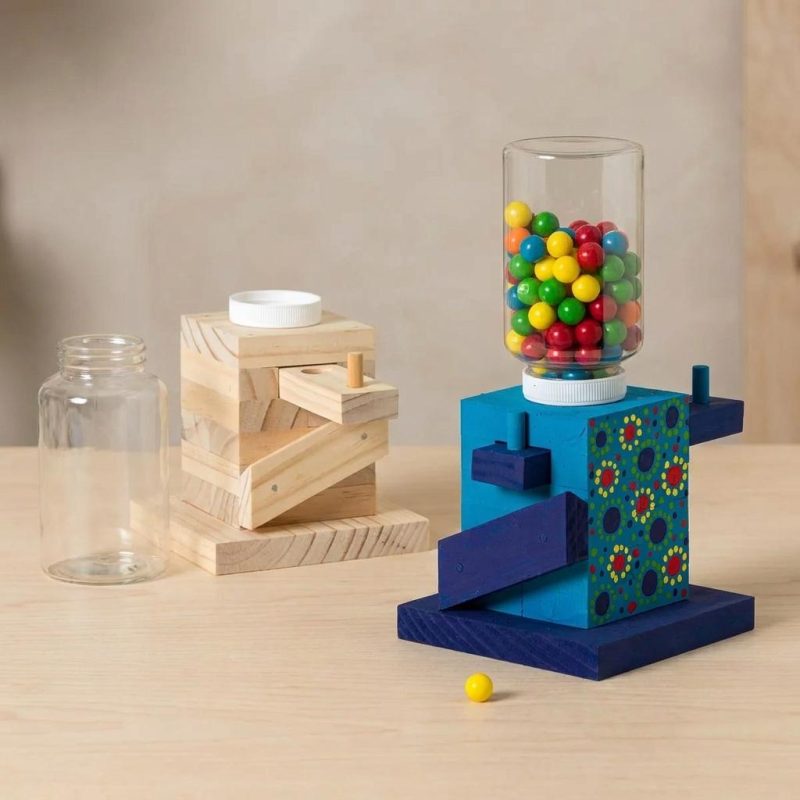 Wooden Build Your Own Candy Dispenser Kit 2