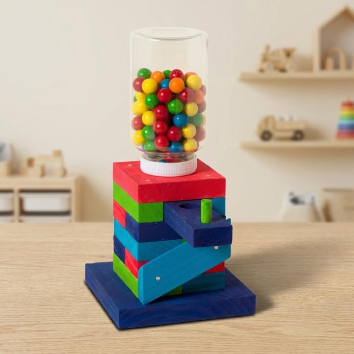 Wooden Build Your Own Candy Dispenser Kit