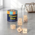 Wooden Fitness Dice Workout Game