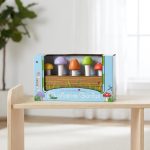Wooden Toddler Pop & Play Jumpin' Mushroom Garden 3