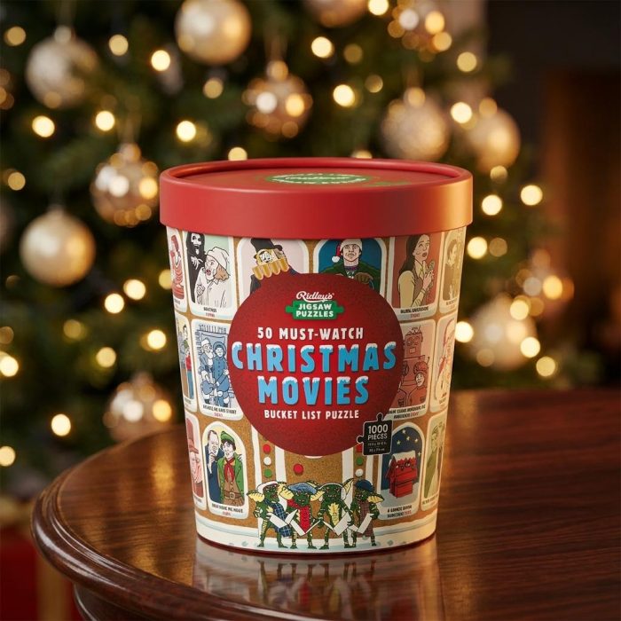 1000-piece 50 Christmas Movies Bucket List Puzzle 2