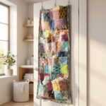 12-pocket Repurposed Sari Door Caddy