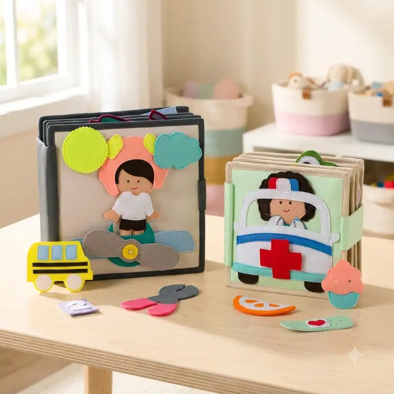 All In One Pretend Play Busy Books