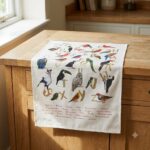 Alphabet In Birds Tea Towel - 100% Premium Cotton (3)