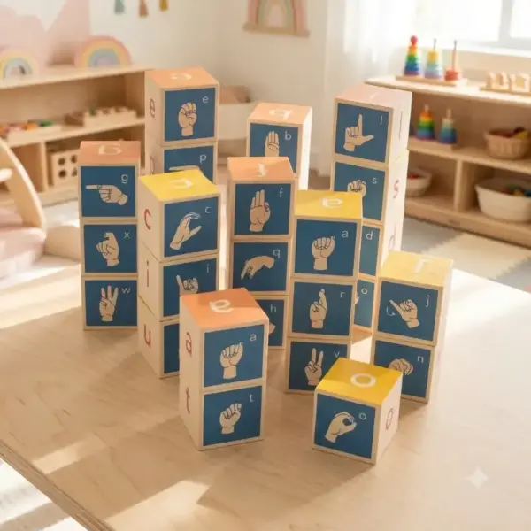 American Sign Language Blocks