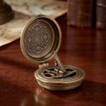Antique Brass Compendium Desktop Ornament