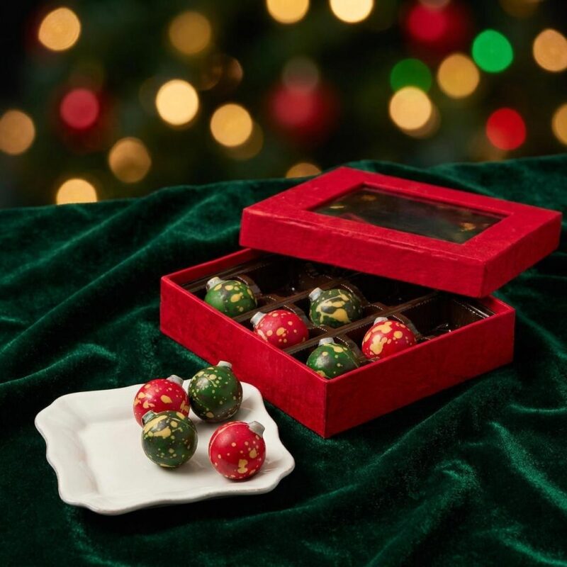 Artisan Chocolate Christmas Ornaments