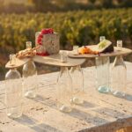 Bamboo Wine Bottle Topper Serving Set 2