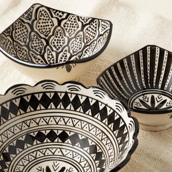 Beautiful Moroccan Serving Dishes - Set Of 3 1