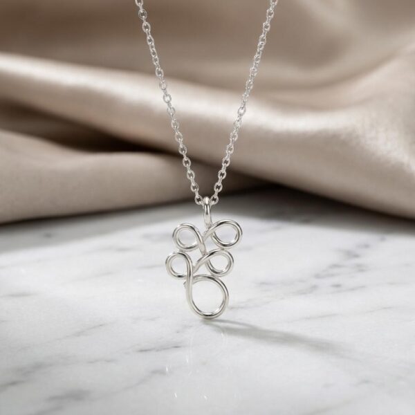 Beautiful Sterling Silver Ever Evolving Necklace