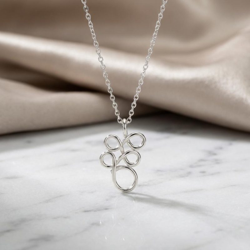 Beautiful Sterling Silver Ever Evolving Necklace