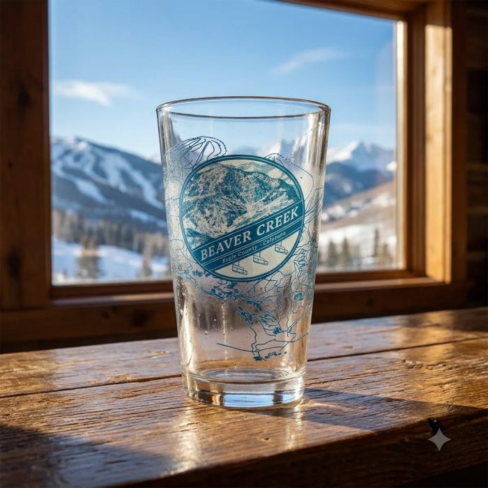 Beaver_creek_ski Resort Map Glass