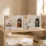 Bed_&_bathroom_furniture Bunny Family Cottage Dollhouse Collection