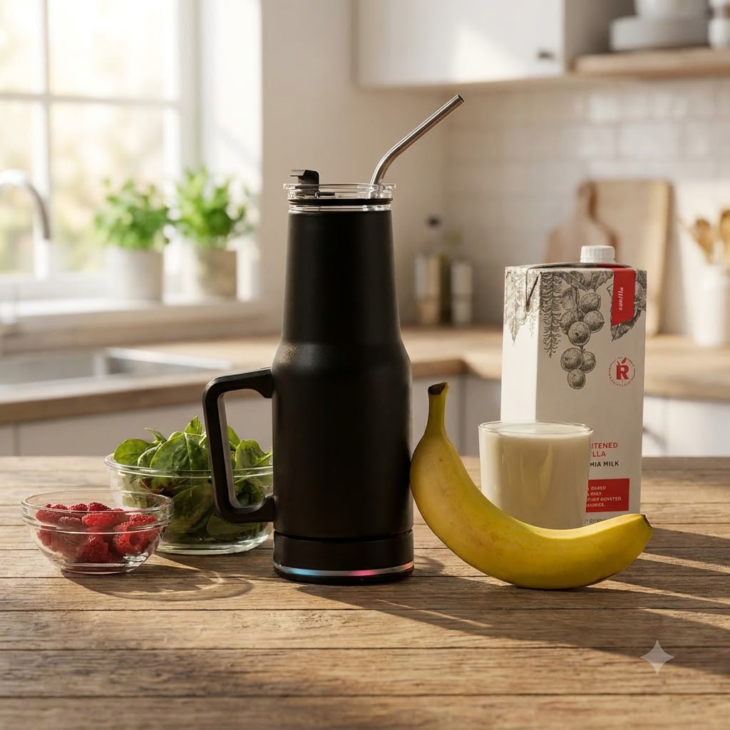 Blend Anywhere Insulated Travel Blender - Stainless Steel (3) Blend Anywhere Insulated Travel Blender - Stainless Steel (3)