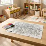 Brighter_days Reusable On-the-go Coloring Mat