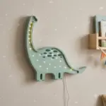 Brontosaurus Hand-painted Dino Lamps