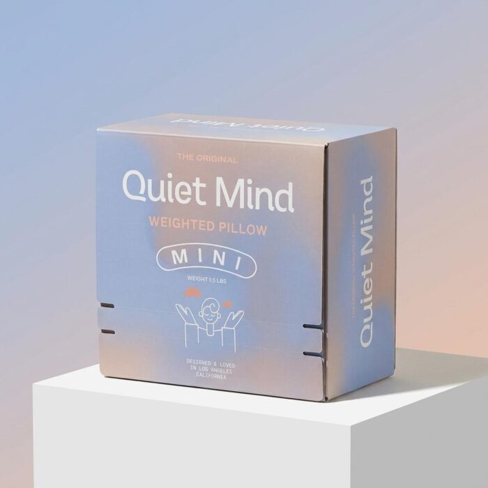 Calming Lavender Weighted Emotional Support Mini Pillow 1