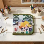 Campsite_erasable_book Endlessly Reusable Art Book