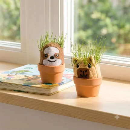 Capybara & Sloth Mini Grow Pals- Set Of 2