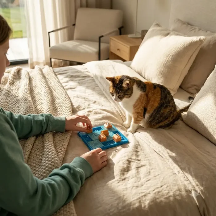 Cats Heart Boxes One-player Brainteaser 3