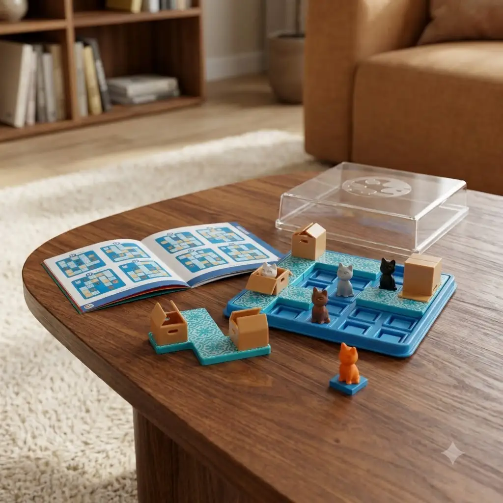 Cats Heart Boxes One-player Brainteaser Cats Heart Boxes One-player Brainteaser