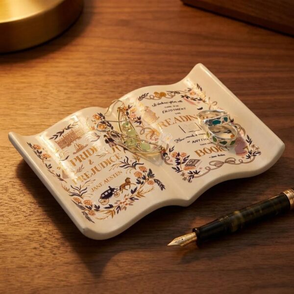Ceramic Pride And Prejudice Trinket Dish