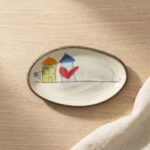 Ceramic Wish You Lived Next Door Trinket Tray 2