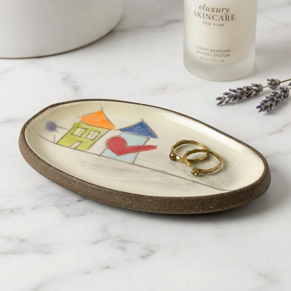 Ceramic Wish You Lived Next Door Trinket Tray Ceramic Wish You Lived Next Door Trinket Tray