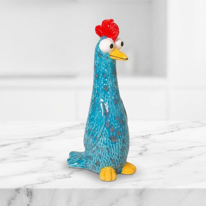 Charming Ceramic Garden Hen 1