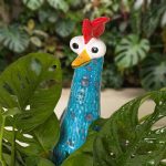 Charming Ceramic Garden Hen 2