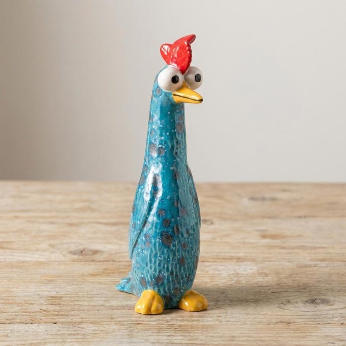 Charming Ceramic Garden Hen 3