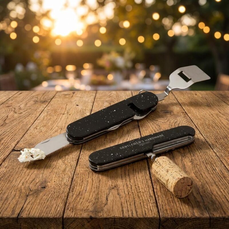 Cheese & Wine Multi-tool - Stainless Steel 8 In 1 1