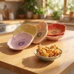 Colorful Little Flower Snack Bowls - Set Of 6 1