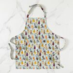 Cool Cat Apron - 100% Cotton Front Pocket 2