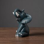 Cute Ceramic Elephant Eyeglass Holder 2