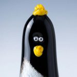 Cute Penguin Glass Desk Pet 1