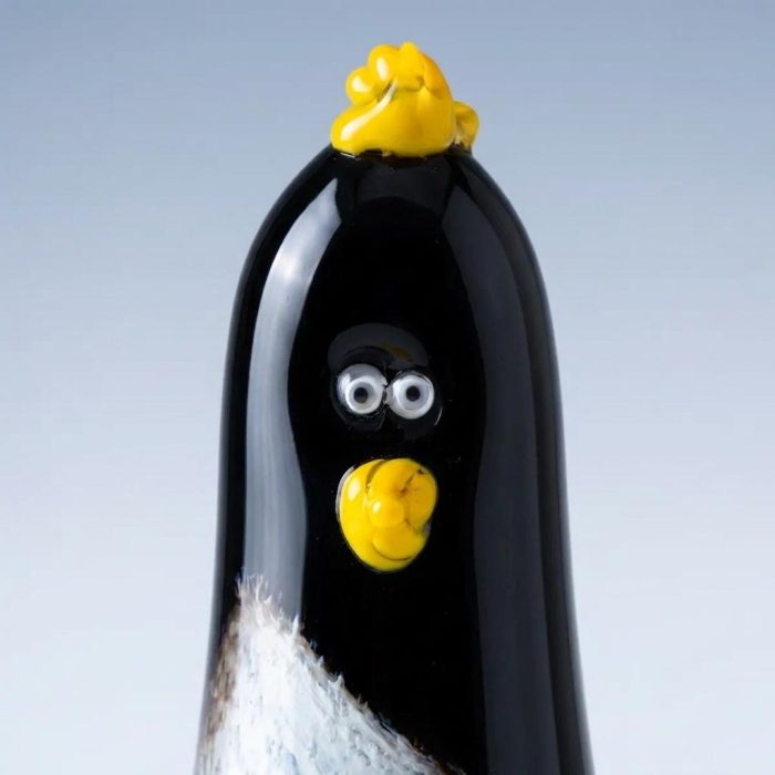 Cute Penguin Glass Desk Pet 1