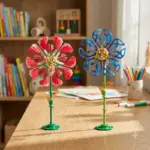 Diy Solar Powered Spinning Flower