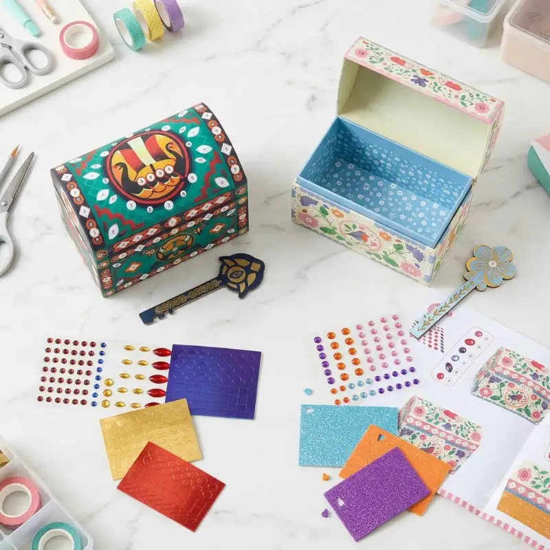 Diy Sticker Mosaic Secret Treasure Box