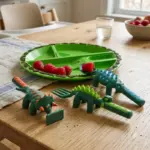 Dinosaur Plate And Utensils 2