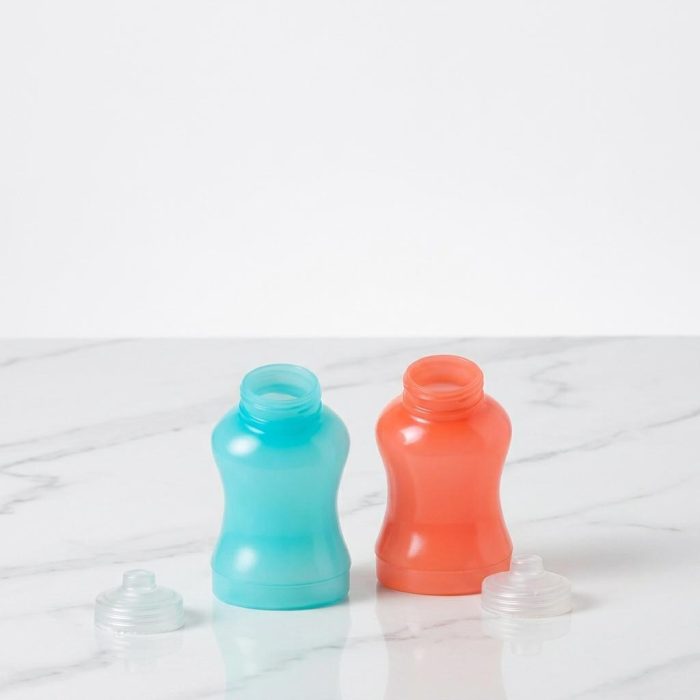 Dual-chamber Swiveling Runner's Water Bottle