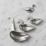 Duck Family Standing Measuring Spoons - Handmade Lead-free Pewter 1