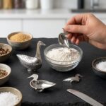 Duck Family Standing Measuring Spoons - Handmade Lead-free Pewter