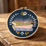 Eco-friendly The Reader's Beginner Embroidery Kit 3