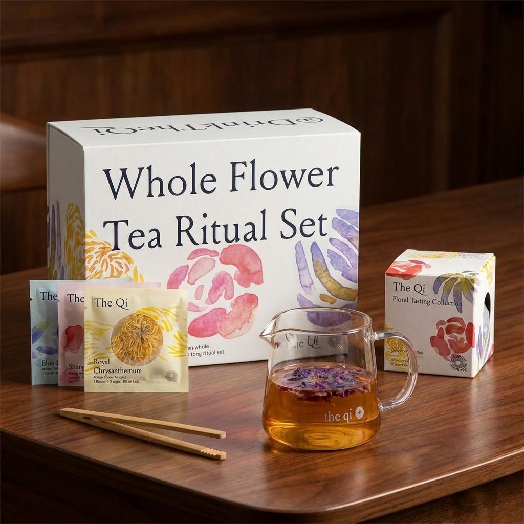 Elegant Blooming Flower Tea Gift Set Elegant Blooming Flower Tea Gift Set