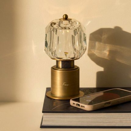 Elegant Faceted Crystal Bluetooth Speaker