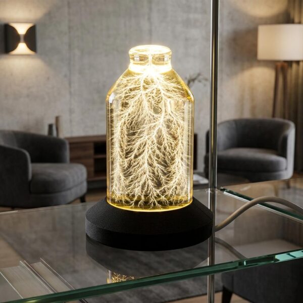 Fascinating Lightning In A Bottle Sculpture